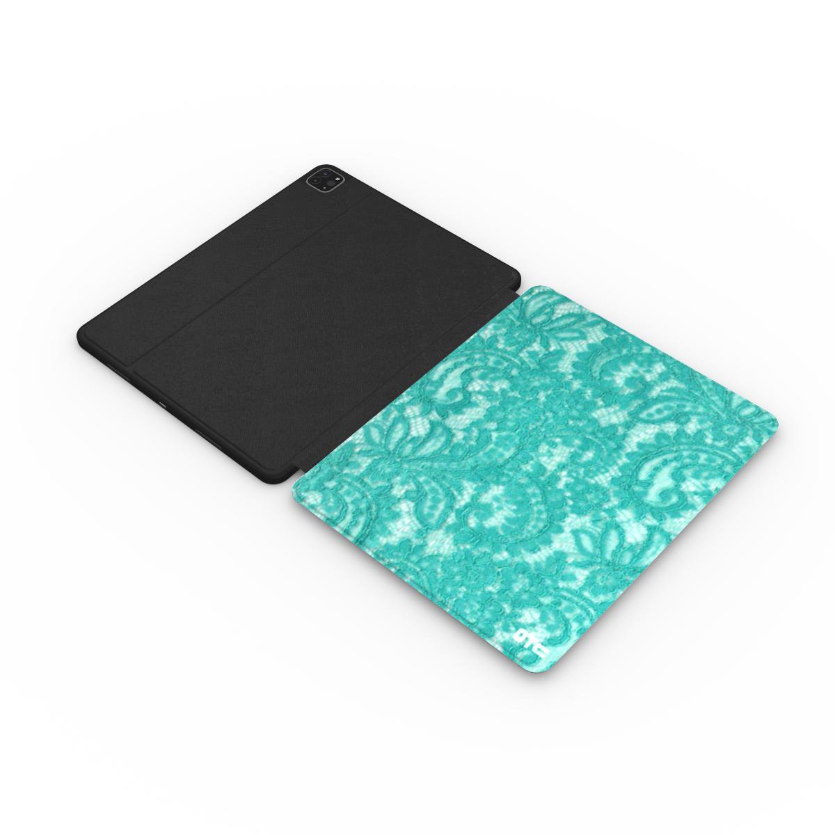 Teal Lace iPad Case