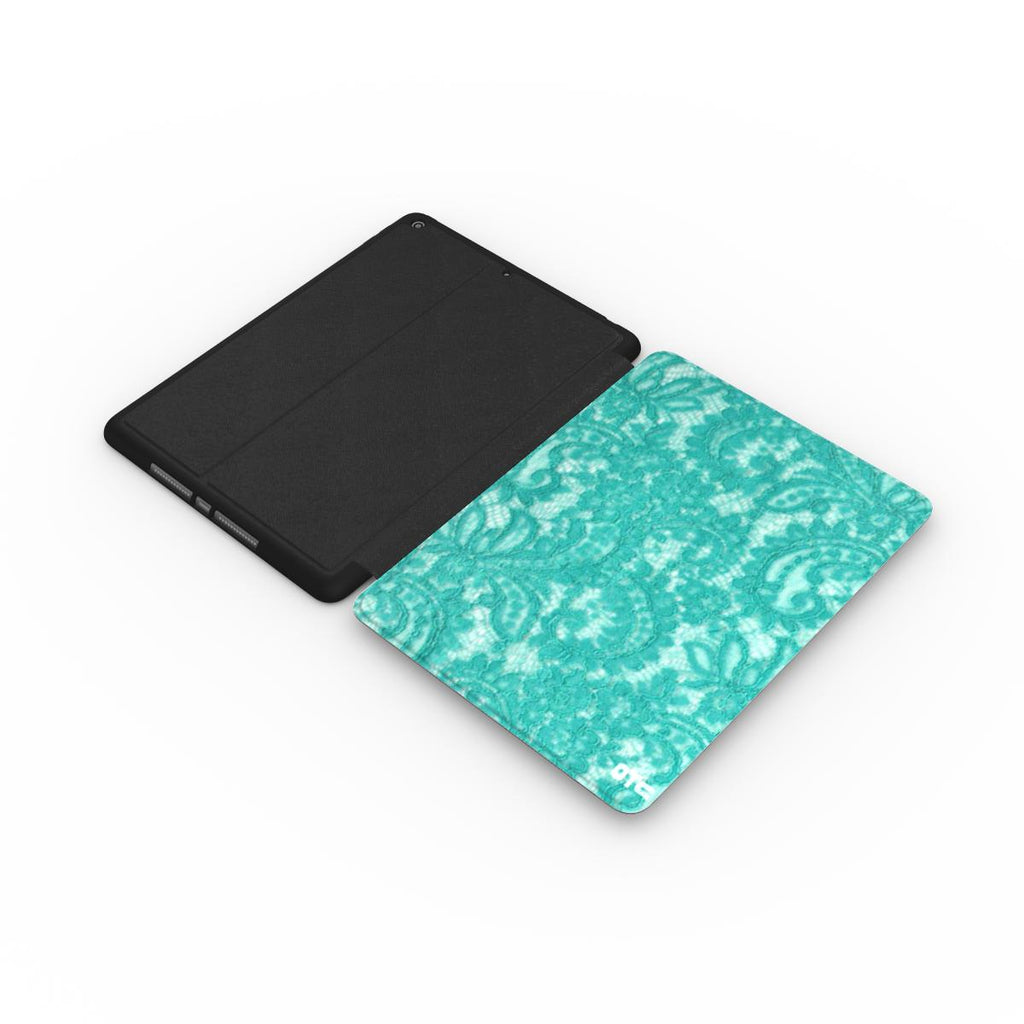 Teal Lace iPad Case