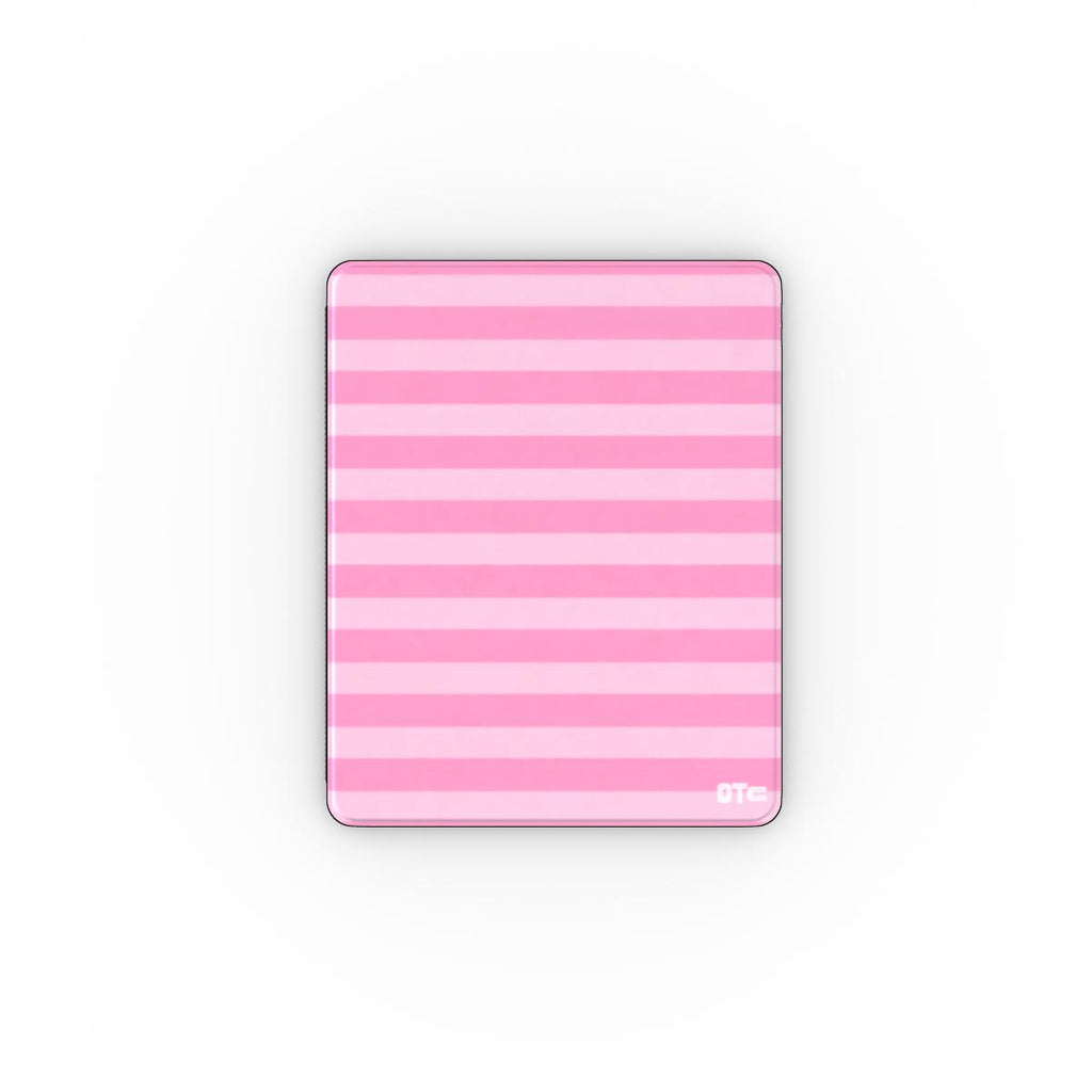 Pink Candy Stripes iPad Case