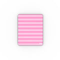 Pink Candy Stripes iPad Case