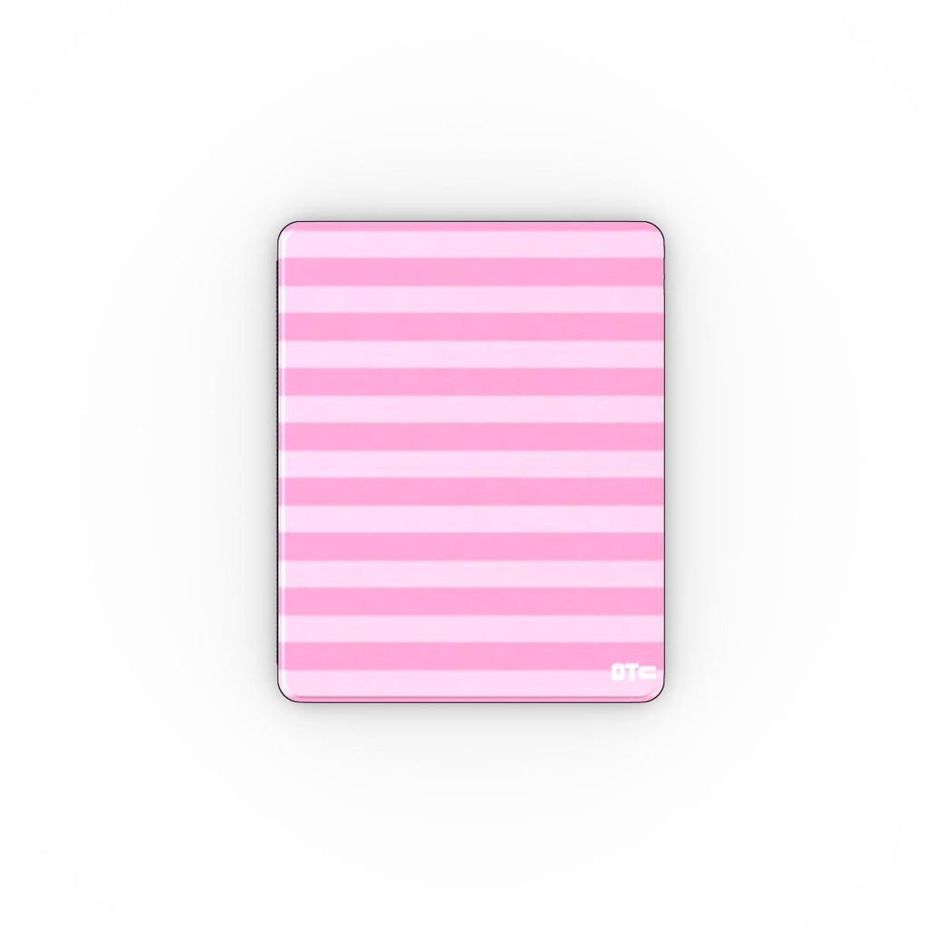 Pink Candy Stripes iPad Case