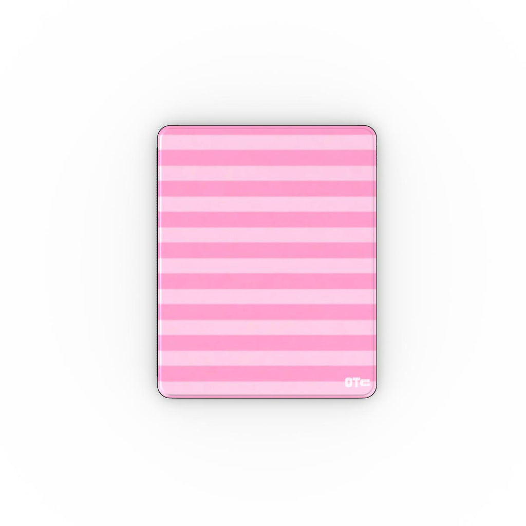 Pink Candy Stripes iPad Case