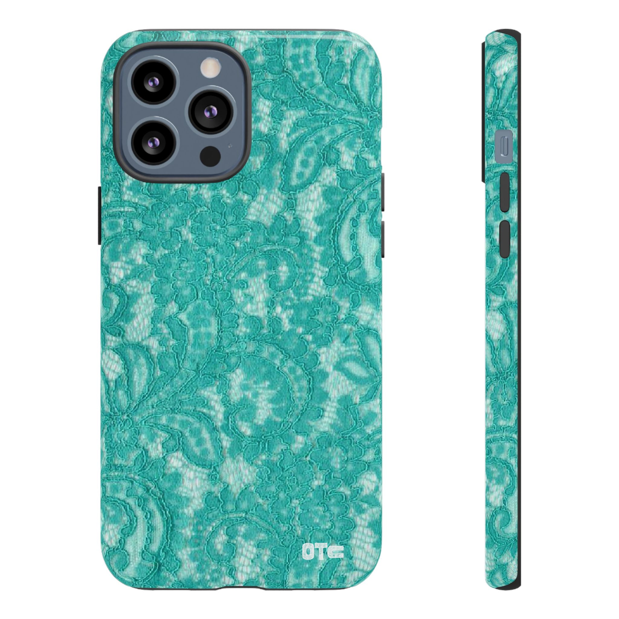 Teal Lace Protective Case