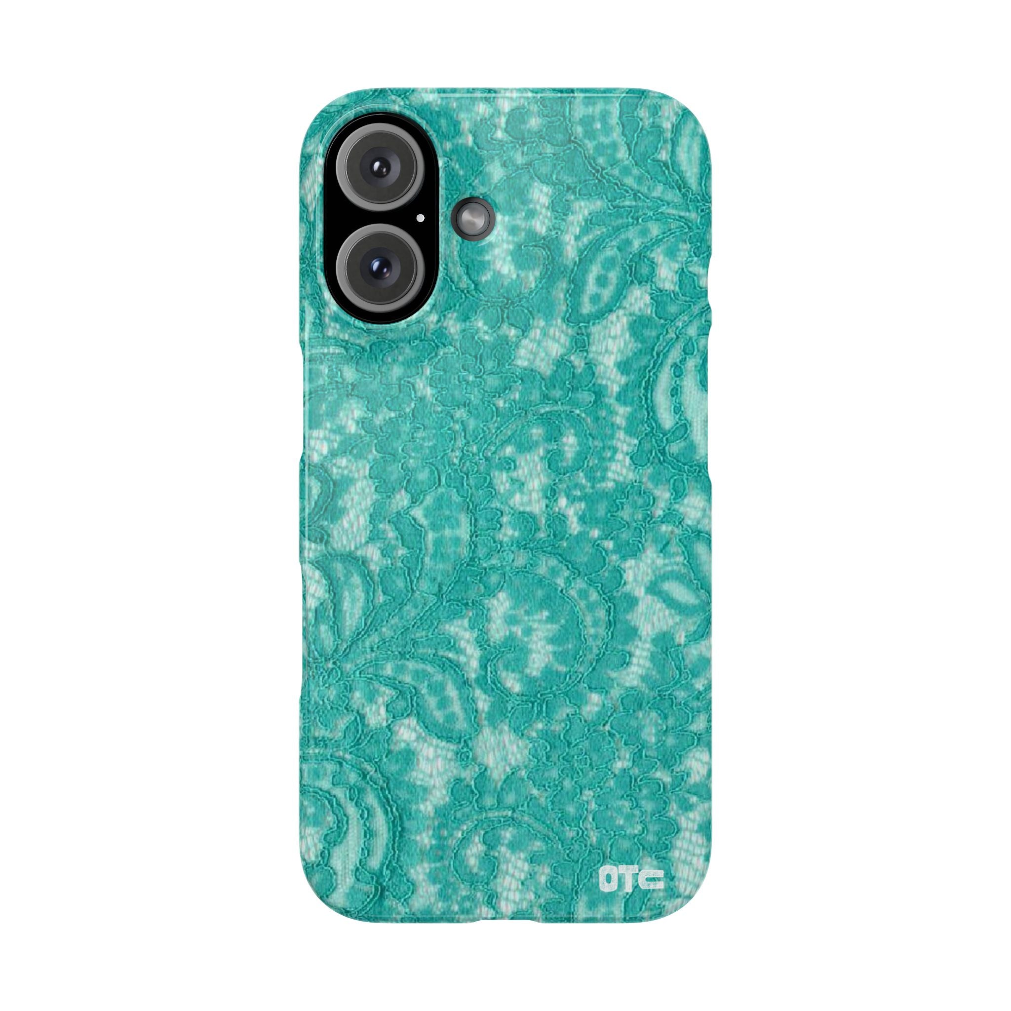 Teal Lace Case