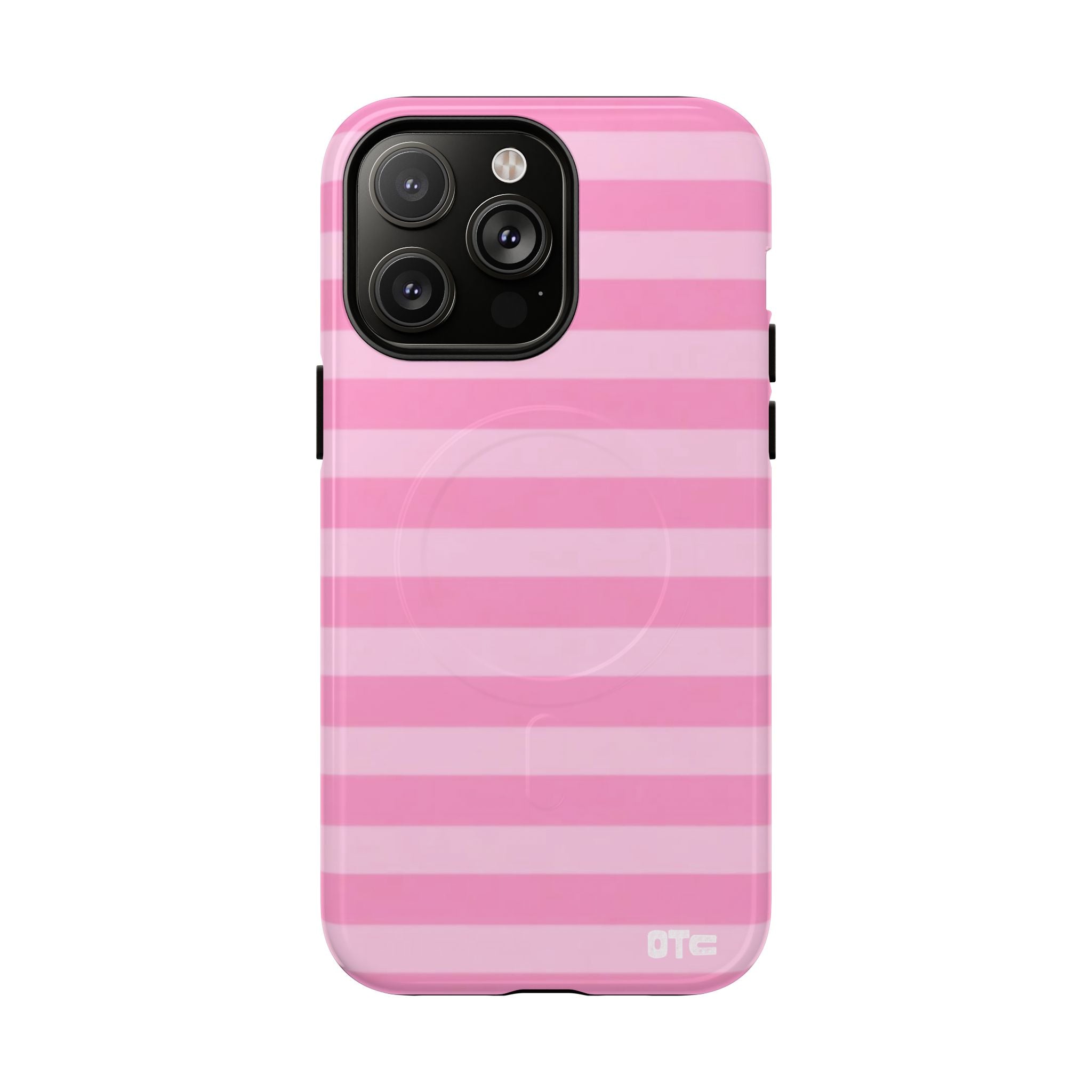 Pink Candy Stripes MagSafe Case