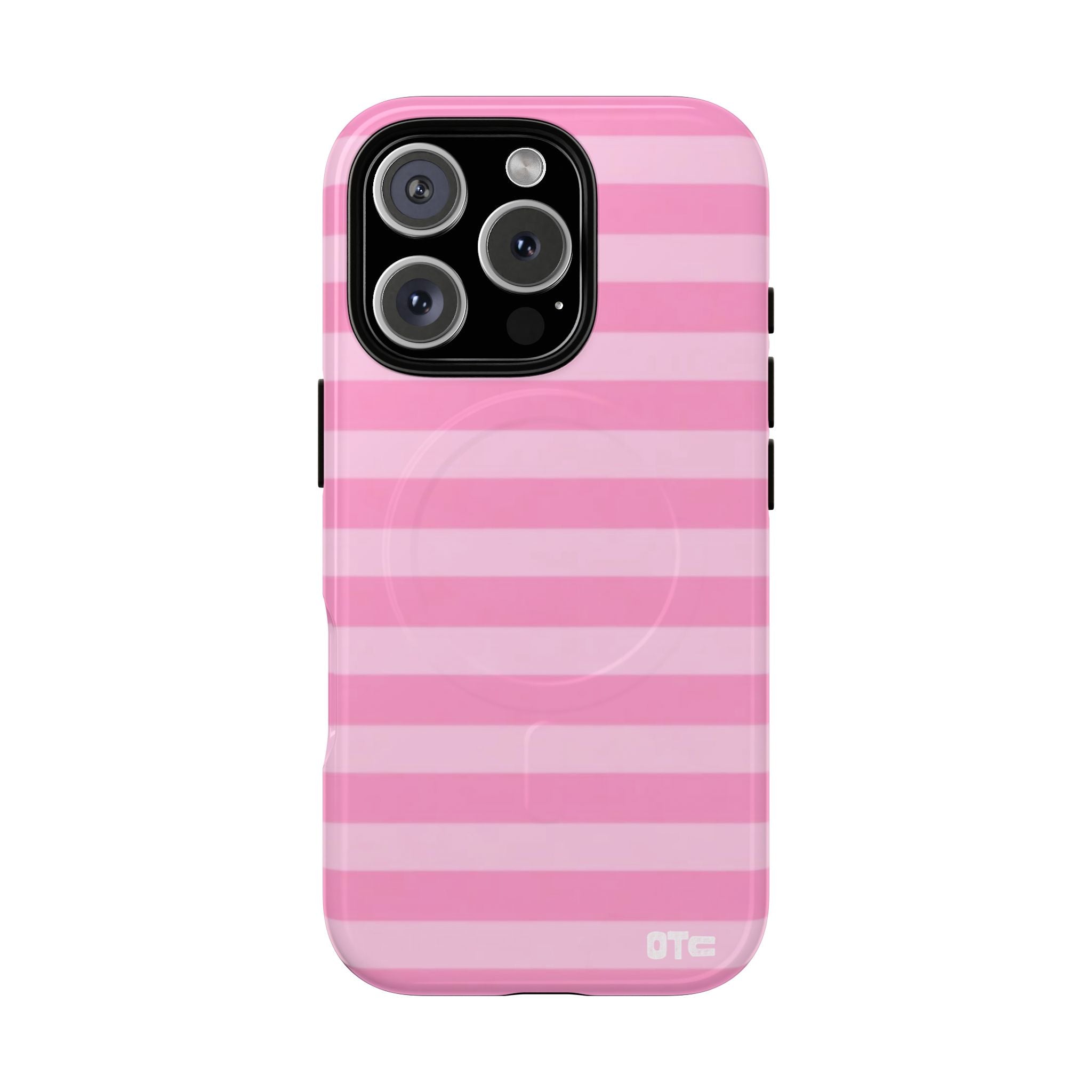 Pink Candy Stripes MagSafe Case