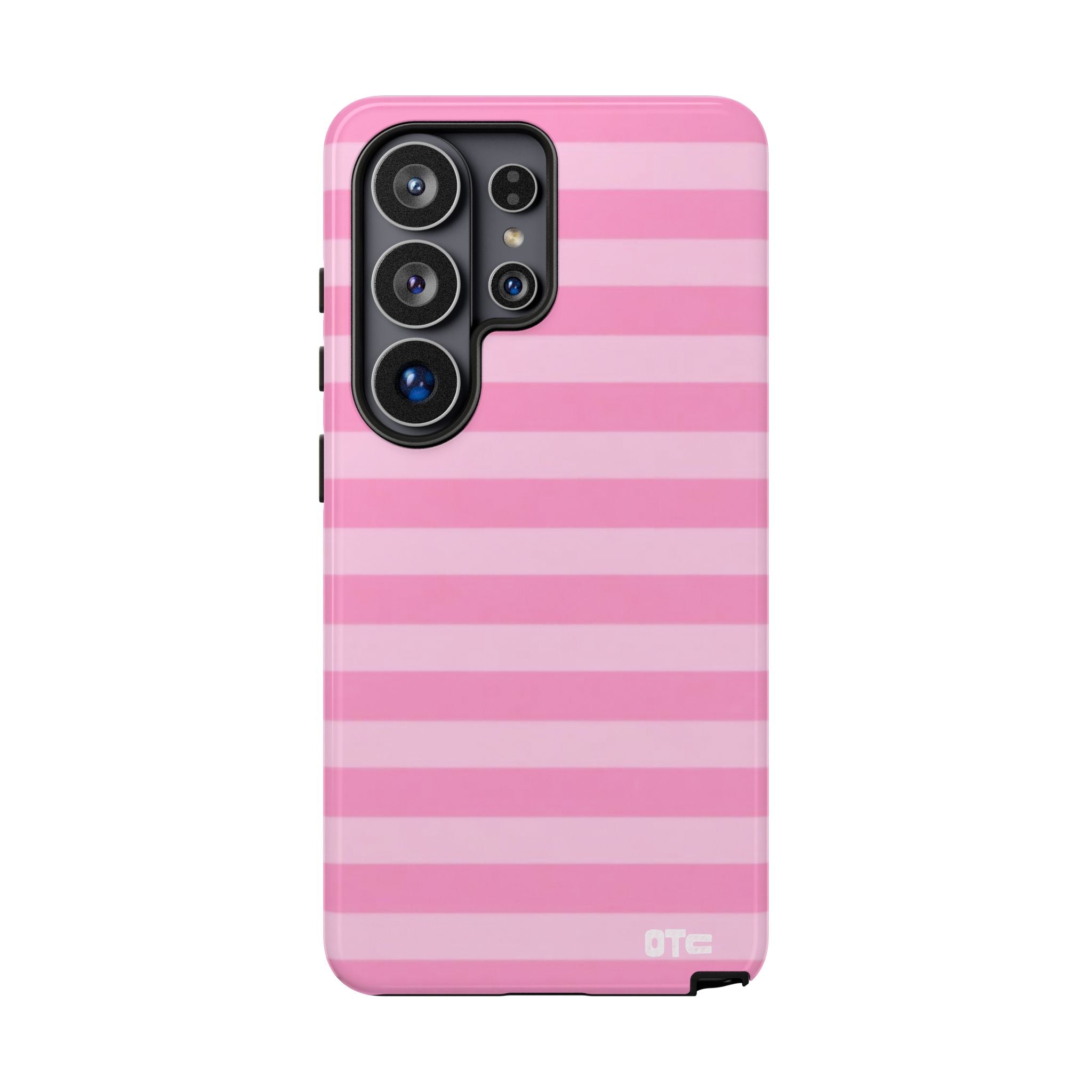 Pink Candy Stripes Protective Case