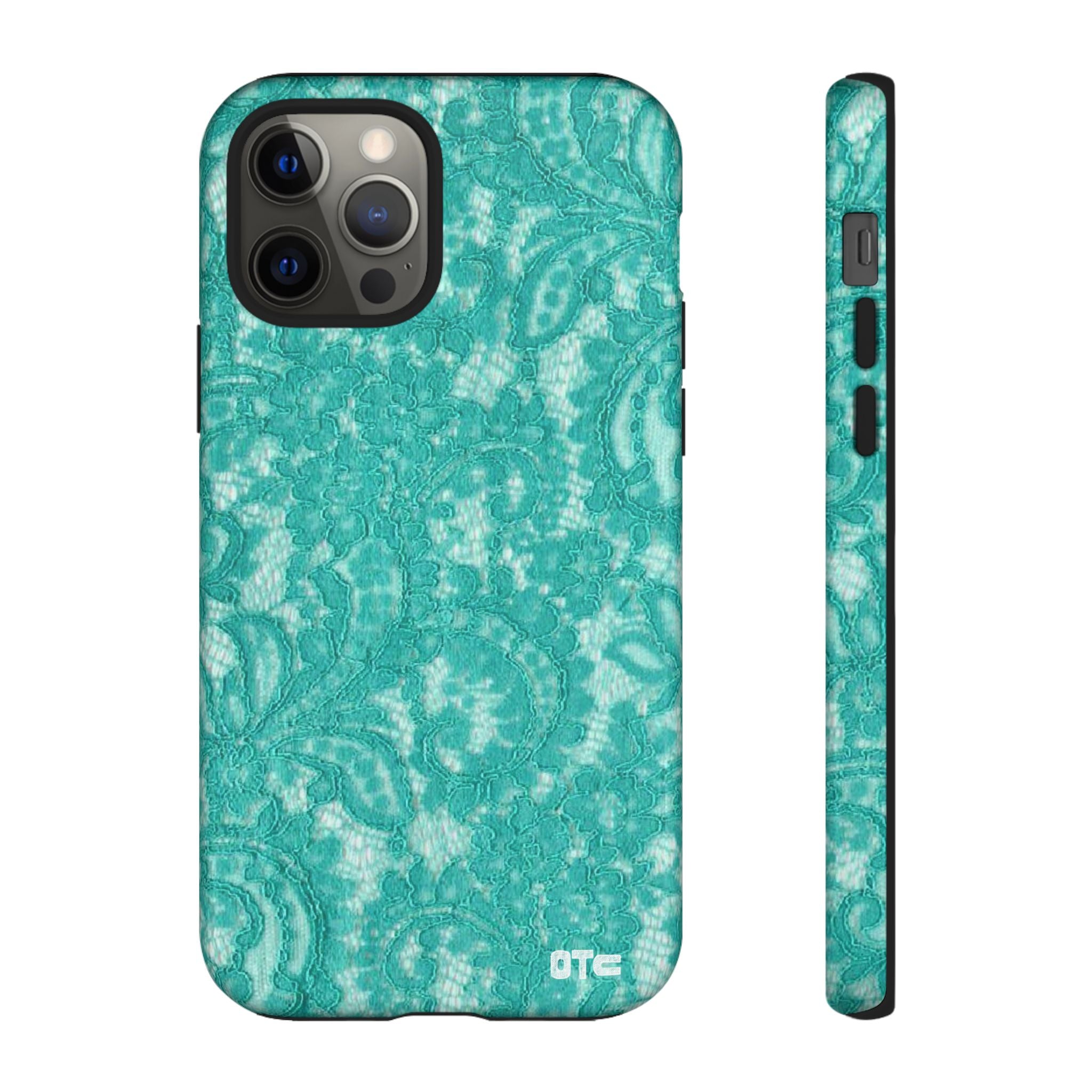 Teal Lace Protective Case
