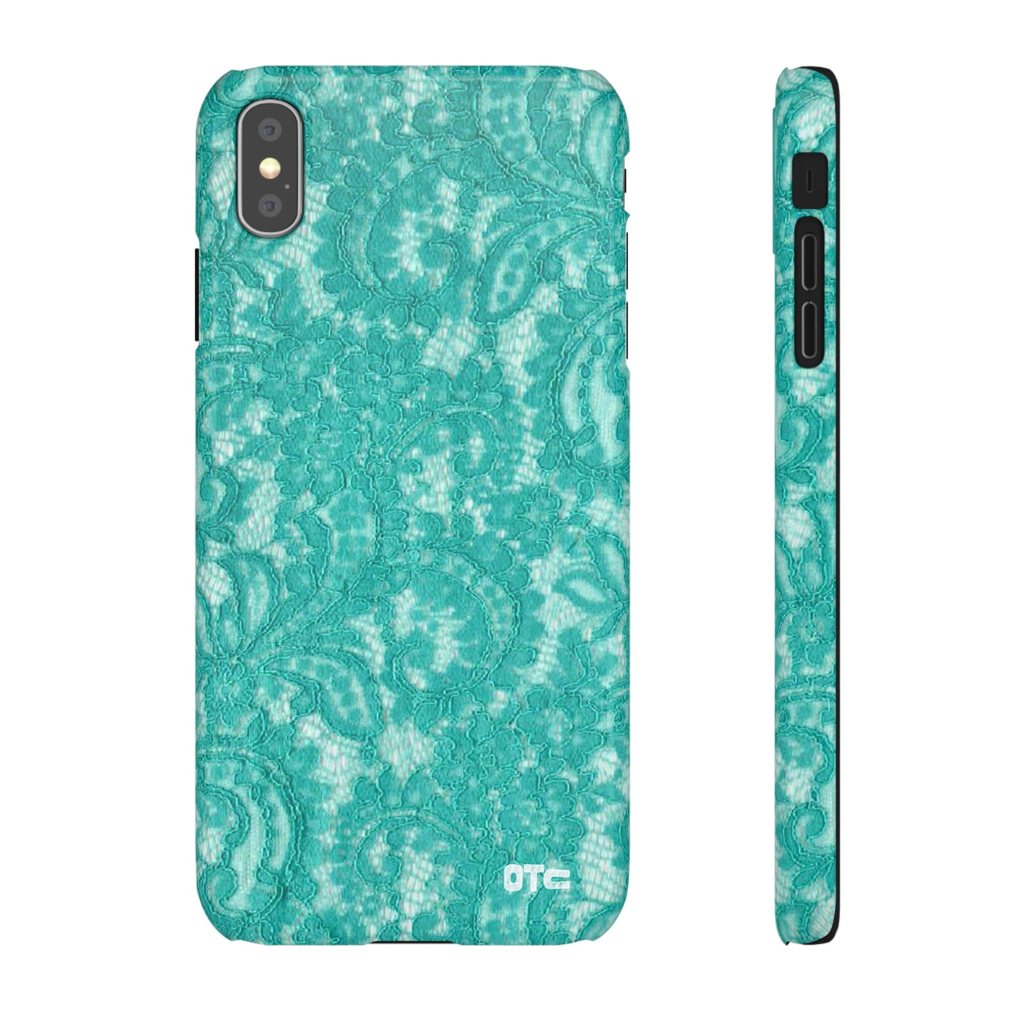 Teal Lace Case
