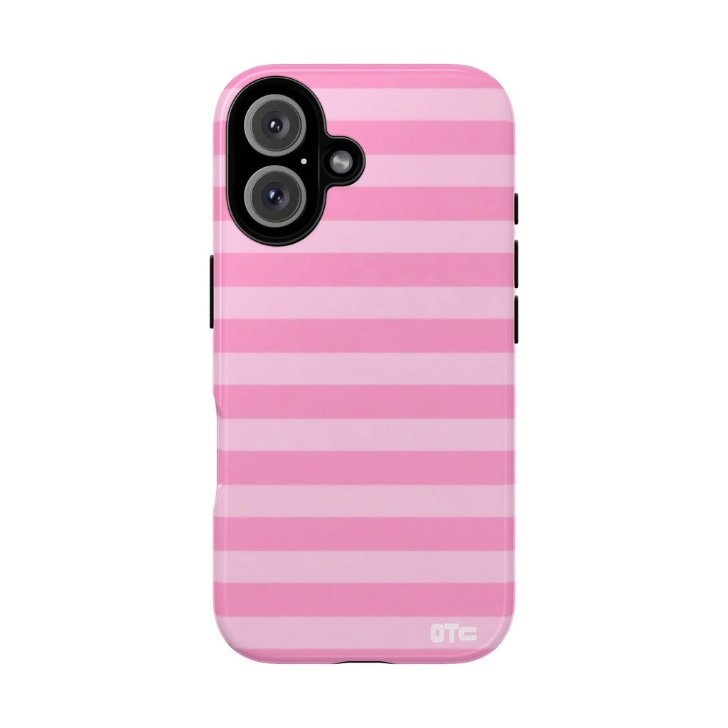 Pink Candy Stripes Protective Case