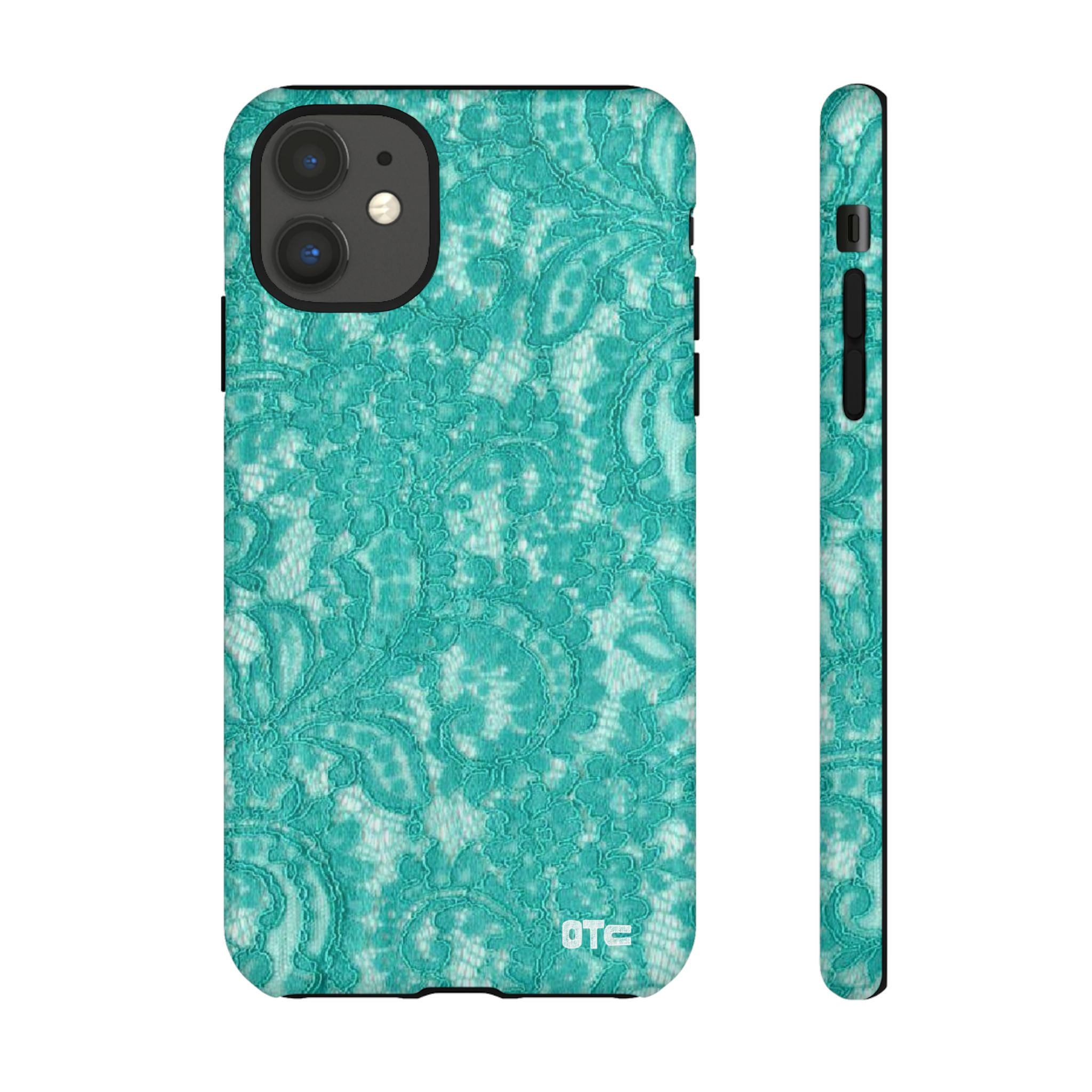 Teal Lace Protective Case