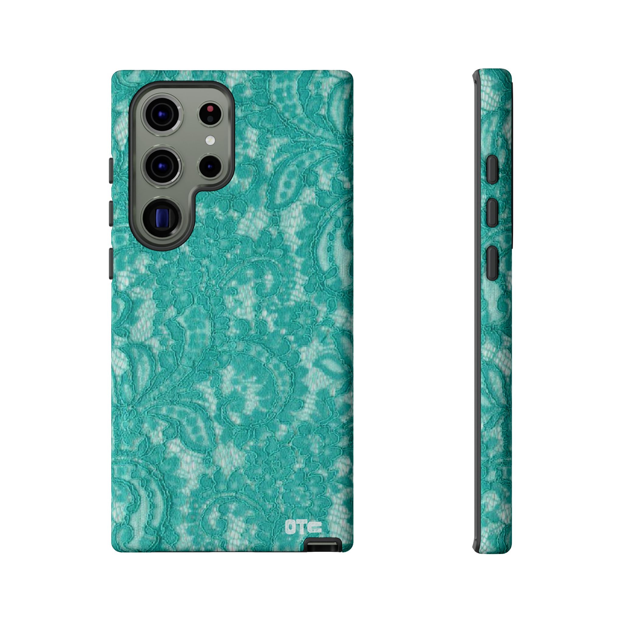 Teal Lace Protective Case