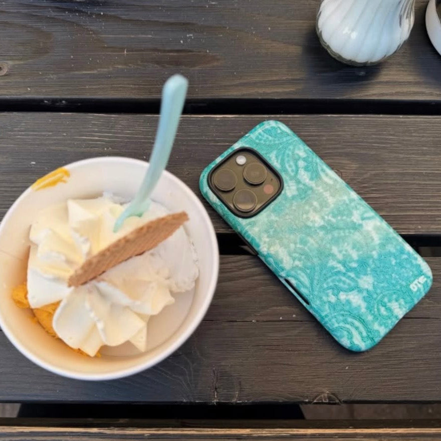 Teal Lace Protective Case